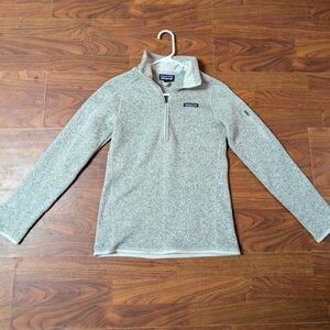 Patagonia Heathered Gray Fleece Jacket